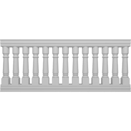 Ekena Millwork Wellington Balustrade Railing Kit Style B (7 5/8" On-Center Spacing to Pass 4" Sphere Code) BALK42X096WEB